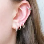 Kit com 3 Argolas Torcidas 3 Tamanhos - Imagem 2