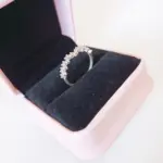 Anel Zircônias Cristais Clássico - Imagem 2