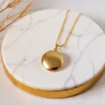 Relicário Redondo Liso