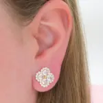 Brinco Flor de Zircônias - Imagem 2